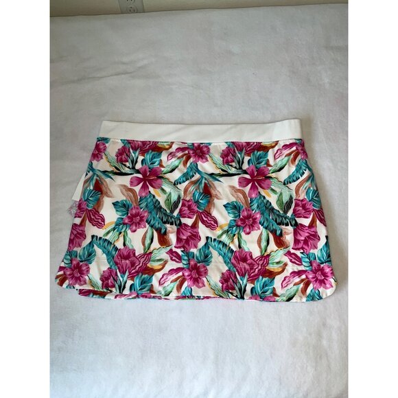 Stella Parker Sport Pull-On Skort Size XL  Pink Floral  UPF 50+ - Picture 4 of 4